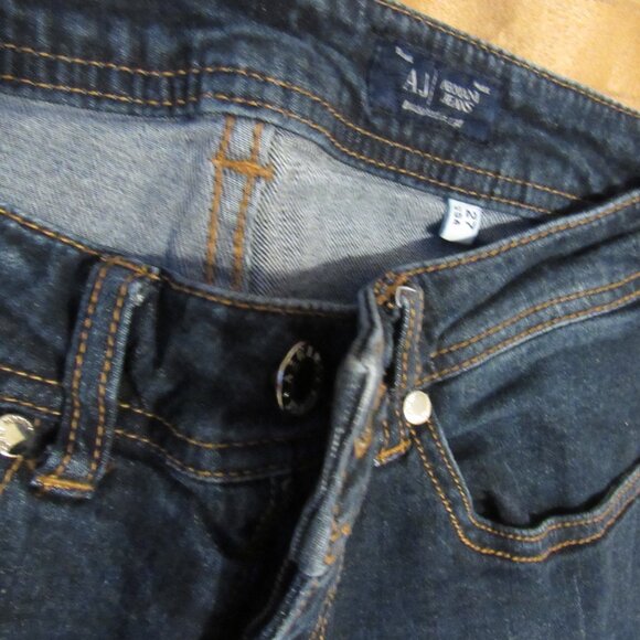 Armani Jeans Women Jeans, Blue,sz.27, made in Italy, cotton 97% - Picture 2 of 8